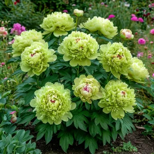 Пион Зеленые Бобы купить по цене от 610р. в интернет-магазине «Посадика» с доставкой почтой в в Ворсмае и по всей России – [изображение №1].